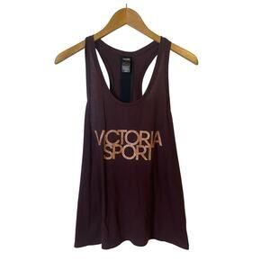 Maroon Victoria’s Secret Sport Tie-Back Tank Women's Size Large